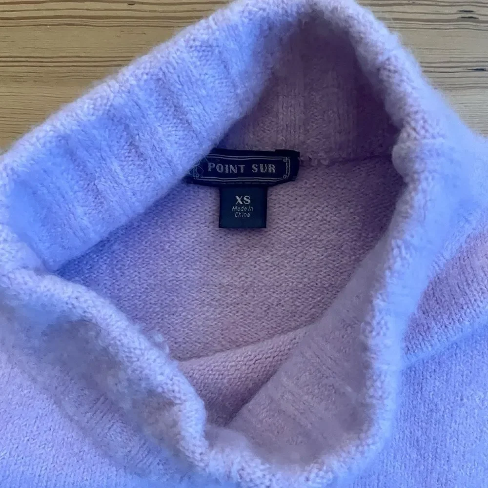 J. Crew Point Sur mock neck sweater in supersoft yarn. Size XS.